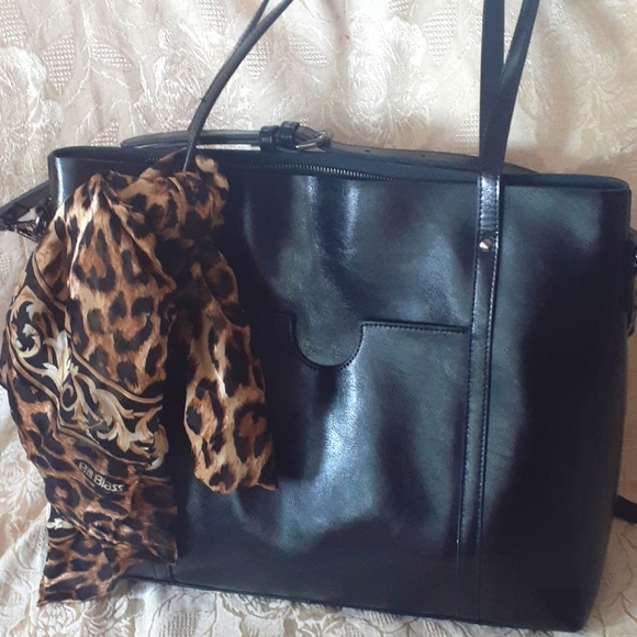 *Vintage Bill Blass Leopard Print Scarf - Picture 3 of 4